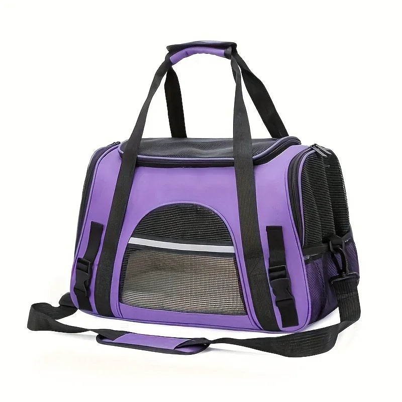 Transporteur Douillet pour Chats - Voyagez avec style et confort!